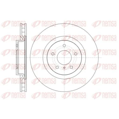 Bilde av REMSA 61347.10 Bremseskiver framaksel 324, 324 30 5 ventilert NISSAN: 350Z Coupé