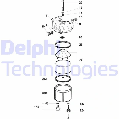 Bilde av DELPHI 42015652 12B1 Høytrykkspumpe
