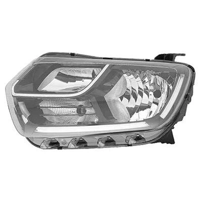 Bilde av VAN WEZEL 1557965 Frontlykter venstre H7/H1 med blinklys (LED) for høyrekjøring motor høydejustering hovedlys PX26d