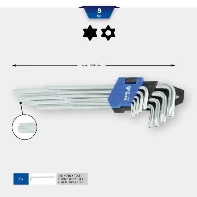 Bilde av KS TOOLS BT044019 Vinkelskrutrekkersett 9