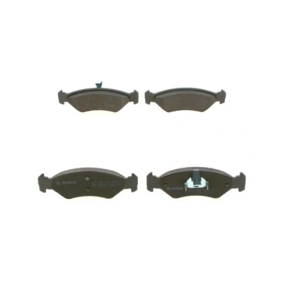 Bilde av BOSCH 0 986 424 416 Bremseklosser Low Metallic med montageanvisning, antihyle blikk, kolbleklips