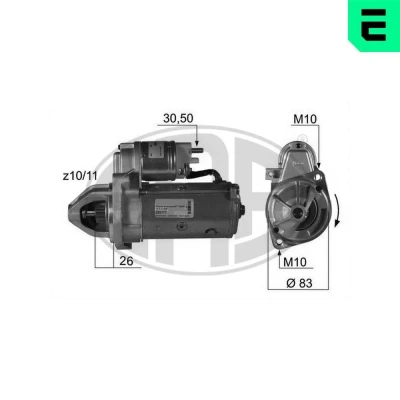 Bilde av ERA 220177A Starter 12 2 MERCEDES BENZ: E Klasse T modell, Sedan, Vito Mixto