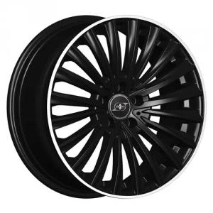 Bilde av Infiny Individual Vector Shiny Black Machined Lip 9x19 5/112 ET45 B66