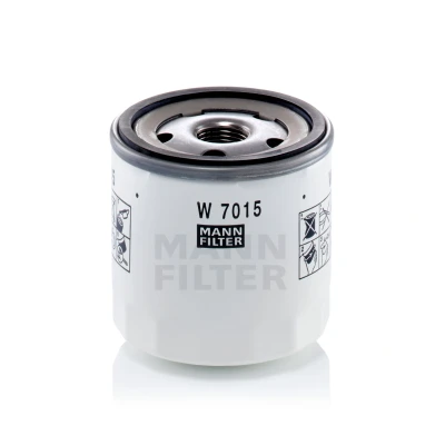 Bilde av MANN FILTER W 7015 Oljefilter 3/4 16 UNF 2B med en retursperreventil Påskruingsfilter FORD: KUGA 2, MONDEO 4 Stufenheck, FOCUS 3, VOLVO: S40 II, V70 3