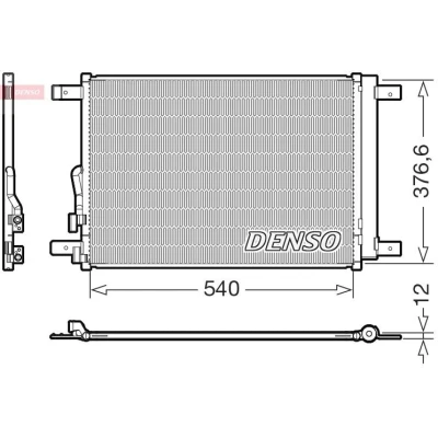 Bilde av DENSO DRM05004 Radiator 600 359 34 BMW: 3 Sedan