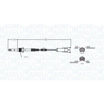 Bilde av MAGNETI MARELLI 172000043010 Sensorer OPEL: Vectra C Caravan, Astra H Zafira B, SAAB: 9 3 Stasjonsvogn