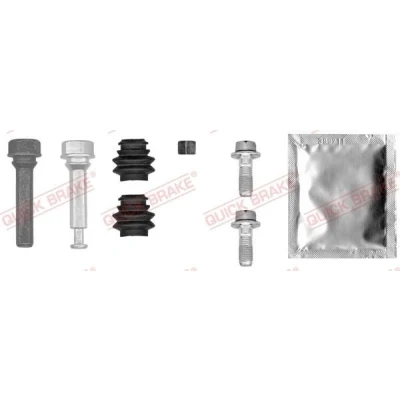 Bilde av QUICK BRAKE 113 0014X Føringshylsesett, bremseklave HYUNDAI: Kona SUV, H 1 Cargo, i30 II Hatchback, KIA: SOUL 2, cee‘d Sportswagon, CARENS 4