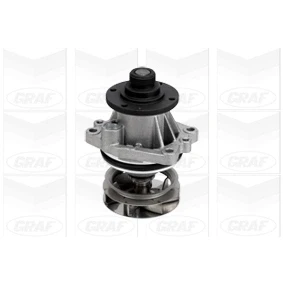 Bilde av GRAF PA432A Vannpumpe med tetningsring mekanisk stålplate for vifteremdrift BMW: 5 Sedan, Touring, X3
