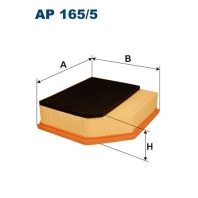 Bilde av FILTRON AP 165/5 Luftfilter 68 212 226 Filterinnsats VOLVO: V70 2, XC70 I Cross Country, XC90