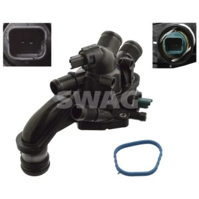 Bilde av SWAG 11 10 3197 Termostat 105 med tetning temperaturbryter kapsling MINI: Hatchback, Clubman, PEUGEOT: 3008 I, 207 CC, Partner II Van