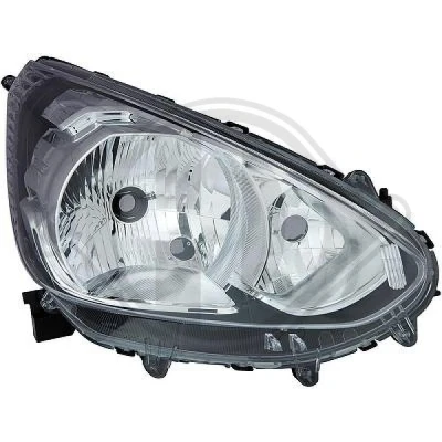 Bilde av DIEDERICHS 5830080 Frontlykter høyre H4 uten motor for høydejustering hovedlys