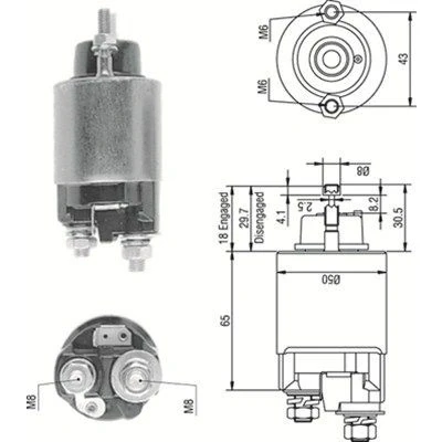 Bilde av MAGNETI MARELLI 940113050233 Magnetbryter, starter