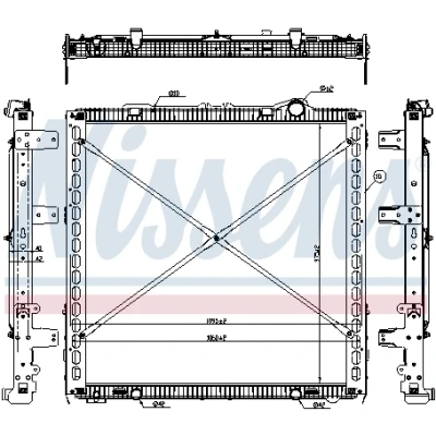 Bilde av Radiator NISSENS 61449
