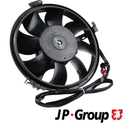 Bilde av JP GROUP 1199104900 Kjølevifte for kjøretøy med luftkondisjonering 280 300 uten kjølerlufteramme (kant) AUDI: A4 B5 Avant, A6 C5 A8 D2