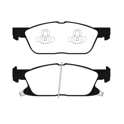 Bilde av A.B.S. 35127 Bremseklosser uten integrert slitasjesensor FORD: S Max Mk2, Galaxy Mk3 MPV, Kuga Mk3, FORD USA: Edge Mk2