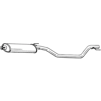 Bilde av Mellomlyddemper, opel signum halvkombi, vectra c kombi, 13113874, 13172612, 5852236, 5852573