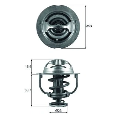 Bilde av MAHLE ORIGINAL TX 200 90D Termostat 90 53 med tetning