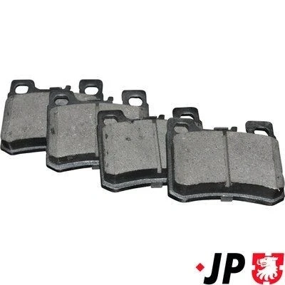 Bilde av JP GROUP 1363702110 Bremseklosser bakaksel klargjort for slitasjeindikator MERCEDES BENZ: W124 Sedan, 190, C Klasse Sedan