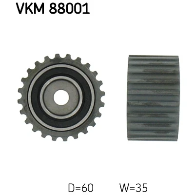 Bilde av Styrerulle, registerreim SKF VKM 88001