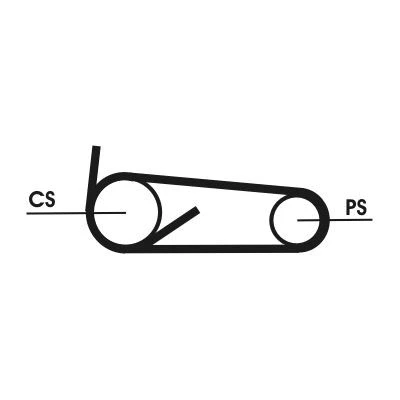 Bilde av CONTITECH CT1023K2 Registerreimsett 168 OPEL: Astra G CC