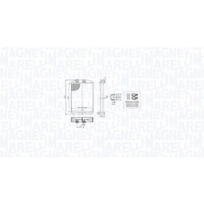 Bilde av MAGNETI MARELLI 350218519000 Varmeveksler