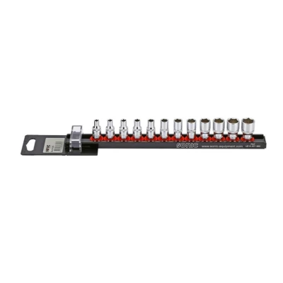 Bilde av SONIC 101203 Pipesett 12 sekskant Krom vanadium stål, Aluminium 1/4tomme firkant