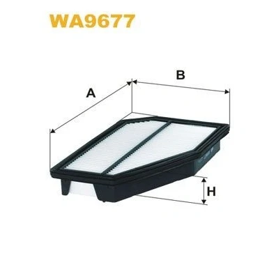 Bilde av WIX FILTERS WA9677 Luftfilter 45 171 278 Filterinnsats HONDA: CIVIC 8 Hatchback