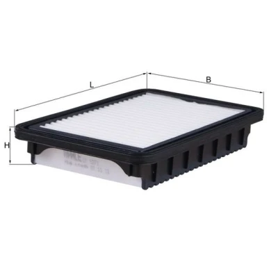 Bilde av MAHLE ORIGINAL LX 3271 Luftfilter 34,0 134 212,0 Filterinnsats KIA: Picanto II, III, HYUNDAI: i10 I