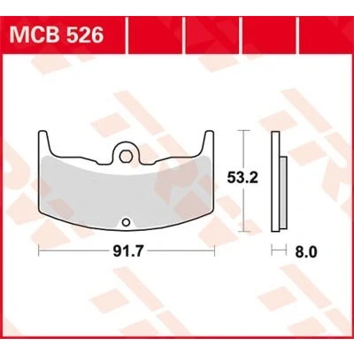 Bilde av TRW Organic Allround MCB526 Bremseklosser