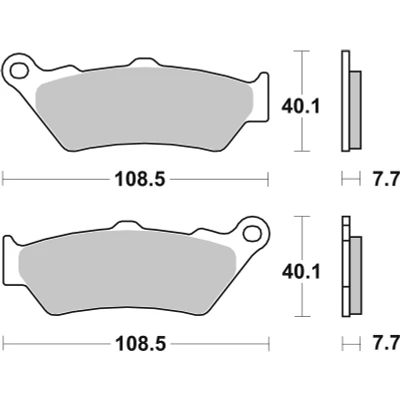Bilde av BREMBO Sinter Maxi Scooter Bremseklosser foran 07BB03LA