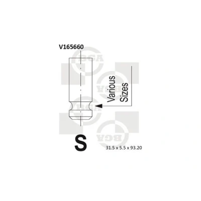 Bilde av Innløpsventil hyundai, kia OE 22211 2B000, 2B400