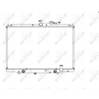 Bilde av NRF 53515 Radiator Aluminium 661 423 19 Kjøleribber loddet