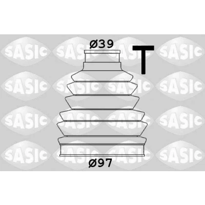 Bilde av SASIC 1900005 Drivakselmansjett hjulside Termoplast CITROËN: C5 3, I Stasjonsvogn, III Stasjonsvogn