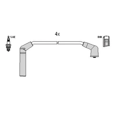 Bilde av HITACHI 134117 Pluggledninger HYUNDAI: Getz