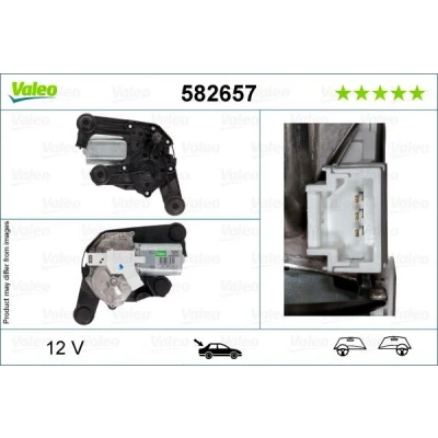 Bilde av VALEO 582657 Vindusviskermotor 12 bak for høyre/venstre ratt
