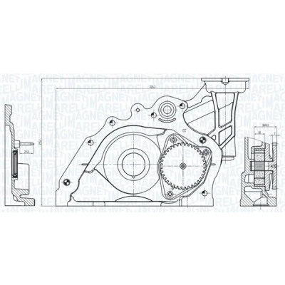 Bilde av Oljepumpe MAGNETI MARELLI 351516000124