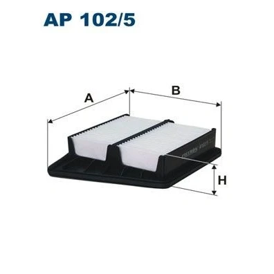 Bilde av FILTRON AP 102/5 Luftfilter 48 212 232 Filterinnsats HONDA: ACCORD 8, 8 Kombi