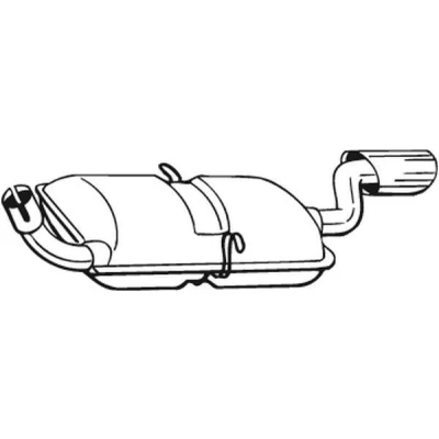 Bilde av sluttlyddemper, volvo 960 ii, kombi s90 i, v90 9142582, 9161793