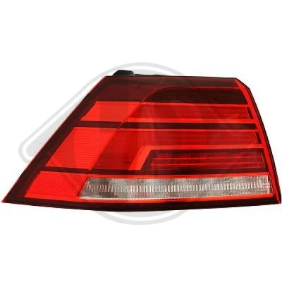 Bilde av DIEDERICHS 2217091 Baklykter venstre ytre del LED VOLKSWAGEN: Golf 7