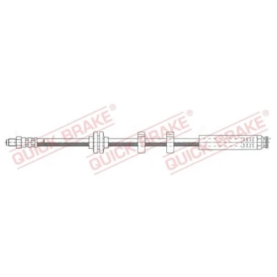 Bilde av Bremseslange, Framaksel høyre, fiat barchetta, punto, punto cabriolet, van, lancia y, 46423179, 71736968, 7735011