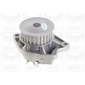 Bilde av GRAF PA676 Vannpumpe 27 med tetning mekanisk stålplate 57,288 for tannremdrift VOLKSWAGEN: Polo III Hatchback