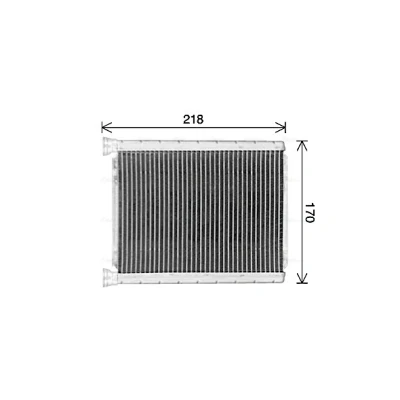 Bilde av Varmeapparat register AVA QUALITY COOLING TO6782