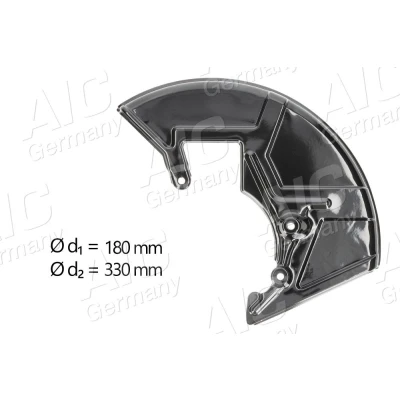 Bilde av AIC 56147 Bremseskjold framaksel venstre VOLKSWAGEN: Golf 4, AUDI: TT Coupé