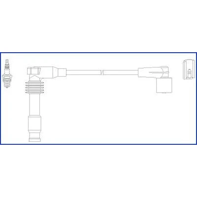 Bilde av HITACHI 134812 Pluggledninger OPEL: Astra F Sedan, Caravan, Vectra B Sedan