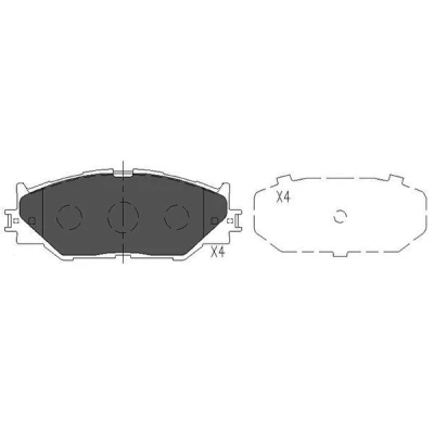 Bilde av KAVO PARTS KBP 9094 Bremseklosser LEXUS: IS 3, 2