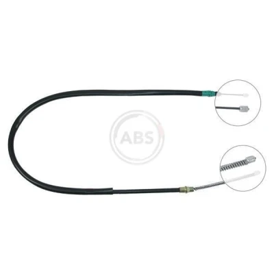 Bilde av A.B.S. K12296 Bremsekabel 1187 Trommelbrems for høyre/venstre ratt