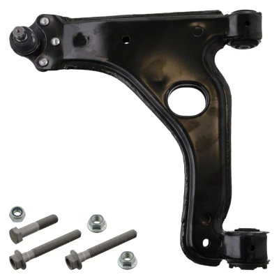 Bilde av FEBI BILSTEIN 38273 Bærebru med tilleggsmateriale støtte / styreledd, lager framaksel venstre, nede Casterstag stålplate OPEL: Vectra B Sedan