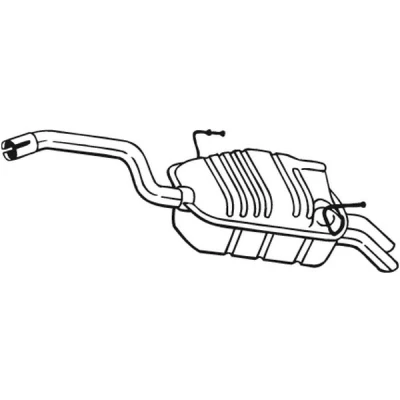Bilde av sluttlyddemper, citroën c8, c8 van, fiat ulysse, lancia phedra, peugeot 807, 807 1726LY, 1726LZ, 1730P0, 9456202180, 9805859280