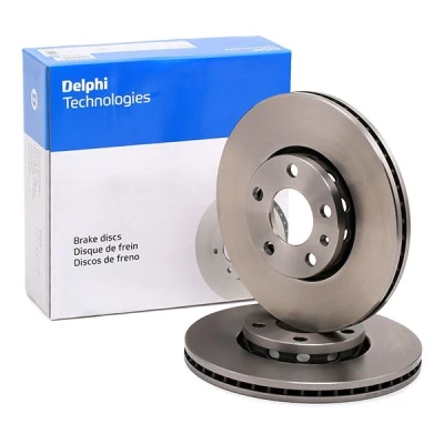 Bilde av DELPHI BG2745 Bremseskiver 288 25 5 ventilert oljet ubehandlet uten hjullager, ABS sensorring AUDI: A6 C5 Avant, A4 B7 B8 Avant