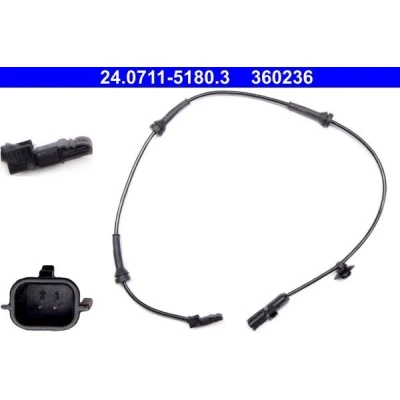 Bilde av ATE 24.0711 5180.3 ABS Sensor 720 RENAULT: MEGANE 2 Kombi, SCENIC